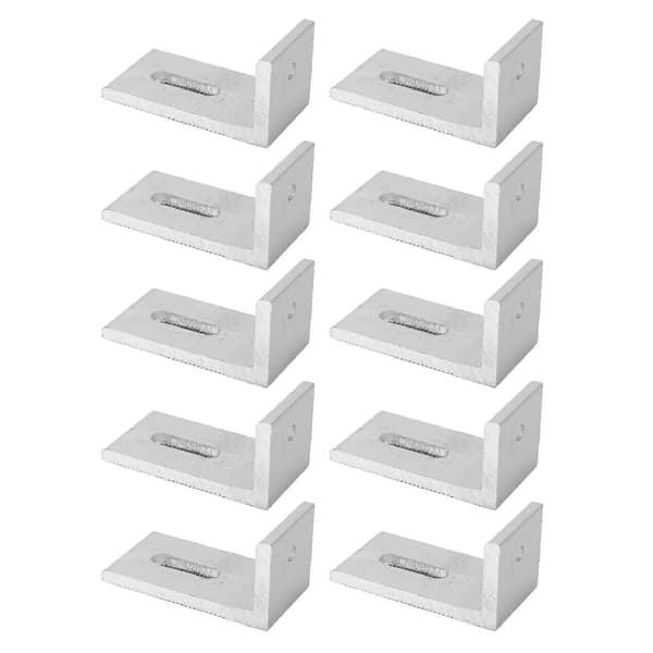 Solpanel Monteringsfäste 10st L-fot Aluminiumlegering för Tak PV System
