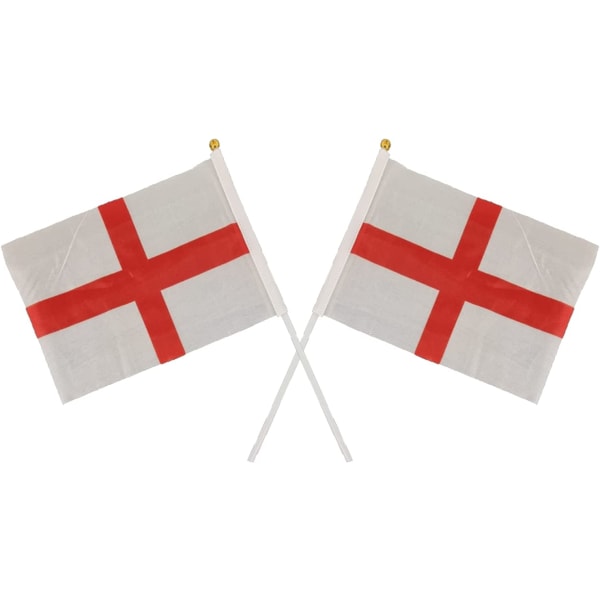 Pakke med 25 St George Flag England Håndviftning Stof