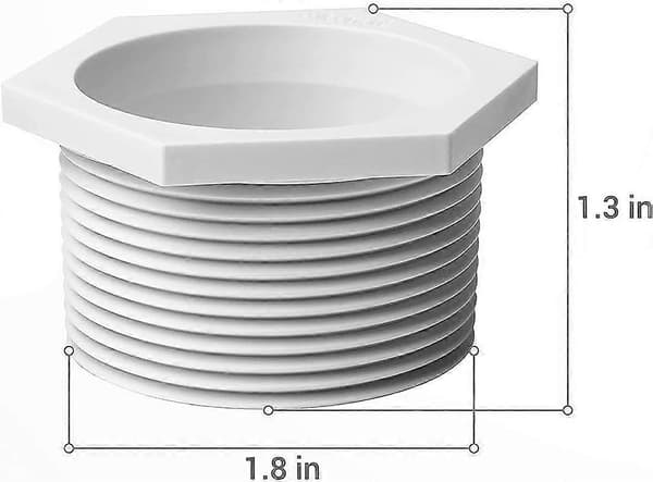 4 st 6-500-00 Universell Vägganslutning (UWF) för Poolrengörare
