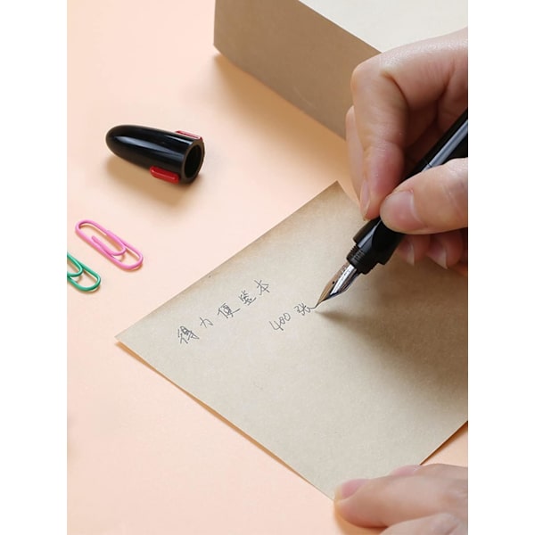 3 stk. 300 ark 3 x 3 tommer Sticky Notes Pads Selvklæbende noter Paste Memo Notes Pads Notesblok Brug Brun