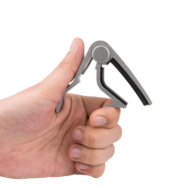 Snabbkoppling Capo för gitarr, för elgitarr, (Capo-Silver)