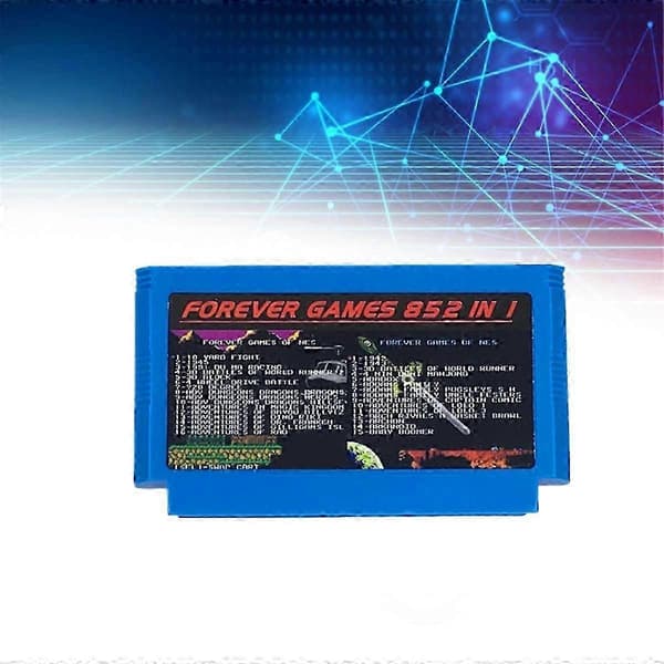 852 i 1 spil til FC-adapter til SFC/SNES-spillekonsol FOREVER GAMES-spil