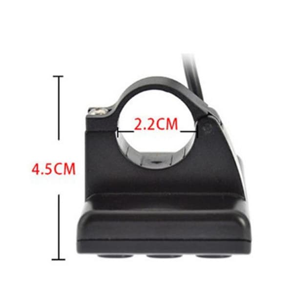 S866 Elektrisk Cykel LCD Display E-Bike Elektrisk Scooter Display Meter Kontrolpanel med Vandtæt
