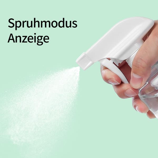 Sprayflaskor, 500 ml tomma sprayflaskor, plastpumpflaskor för trädgårdsväxter, hårvattenspruta (transparent vit)