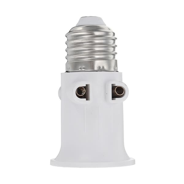 2 stk. AC100-240V 4A E27 lampehoved konverteringsfatning, lampeadapter