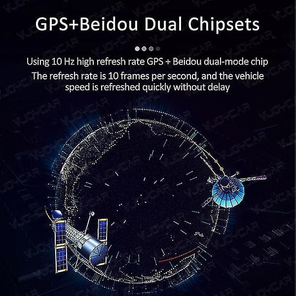Den nyeste GPS Hud digitale speedometeret Plug And Play Alle biler Stor skrift Kmh Mph Biltilbehør null null