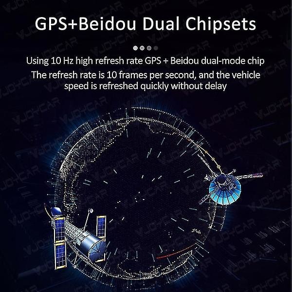Den senaste GPS Hud Digital Speedometer Plug And Play Alla bilar Stor Font Kmh Mph Biltillbehör null null