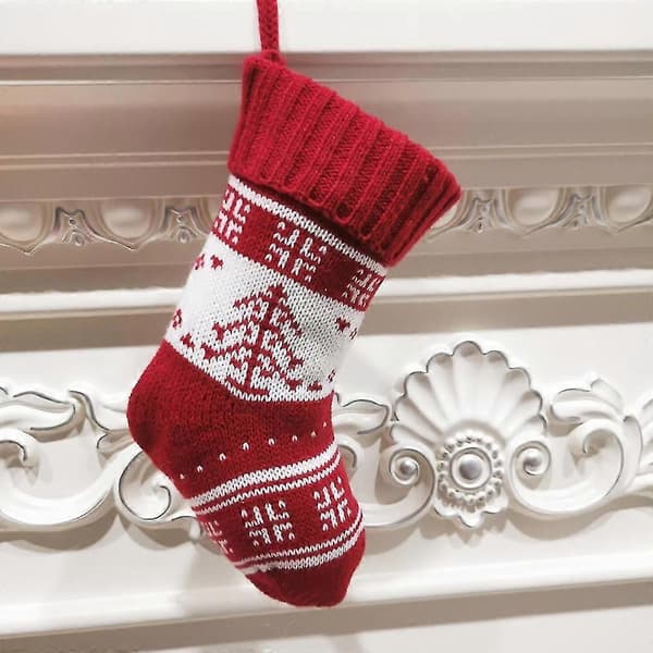 Julstrumpa för jul- och juldekorationer style 3