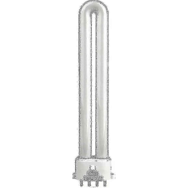 9w CFL dagslys erstatningspære 4 ben 2g7 base - 6400k