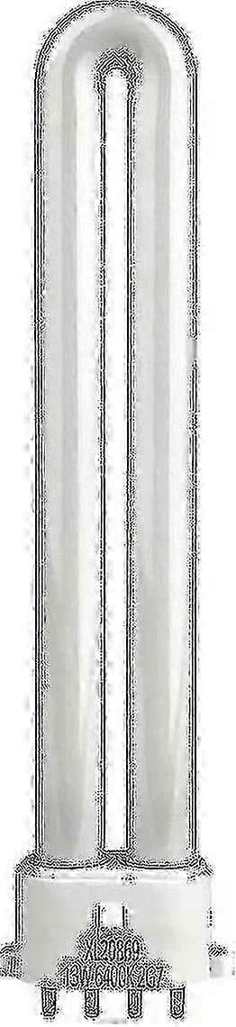 9w CFL dagslys erstatningspære 4-pinners 2g7 base - 6400k