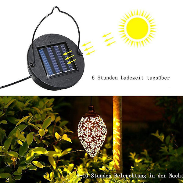 Solcellelykt Smijern Gatelykt Konisk