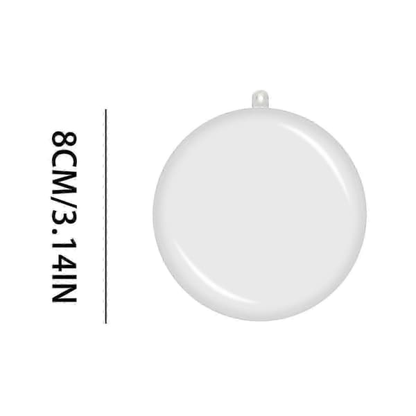 Til julepynt Julepynt Transparent Kan Åbne Juleklar Ornament 5 stk