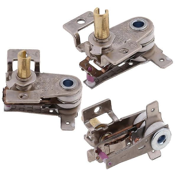 AC 250V 16A Justerbar 90 Celsius Temperatur Switch Bimetallisk Värme Termos