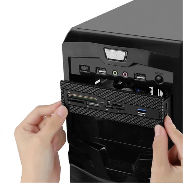 Intern USB 3.0 Port Kortlæser til PC Frontpanel SD M2 MS XD CF TF Kort