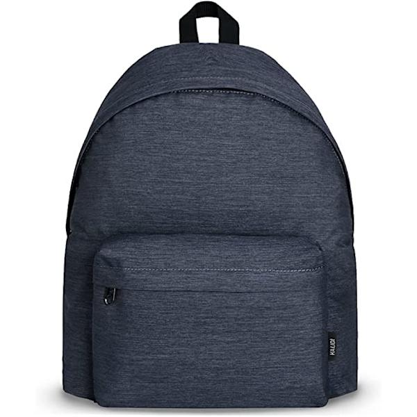 Lätt Ryggsäck Casual Daglig Ryggsäck Skolväska (blå grå)