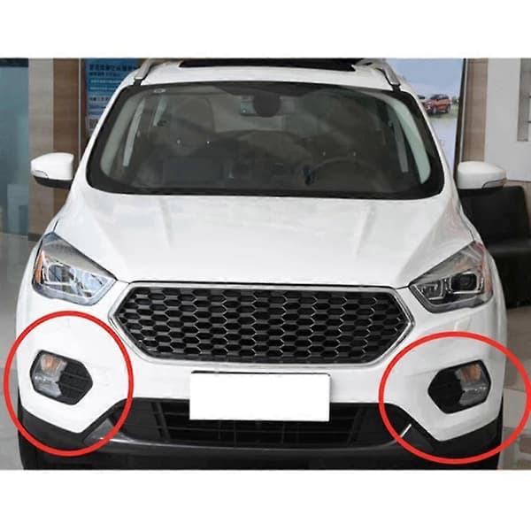 1 Par Frontfanger Tåkelys Ramme Grilldeksel kompatibel med Escape Kuga 2017-2019