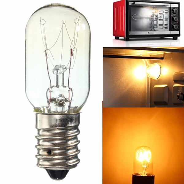 15W E14 Skrue Saltlampe Pærer 220V~230V, Pære Lille Edison Skrue Varm Hvid, E14 Symaskine Lyse Pære (5-Pak)