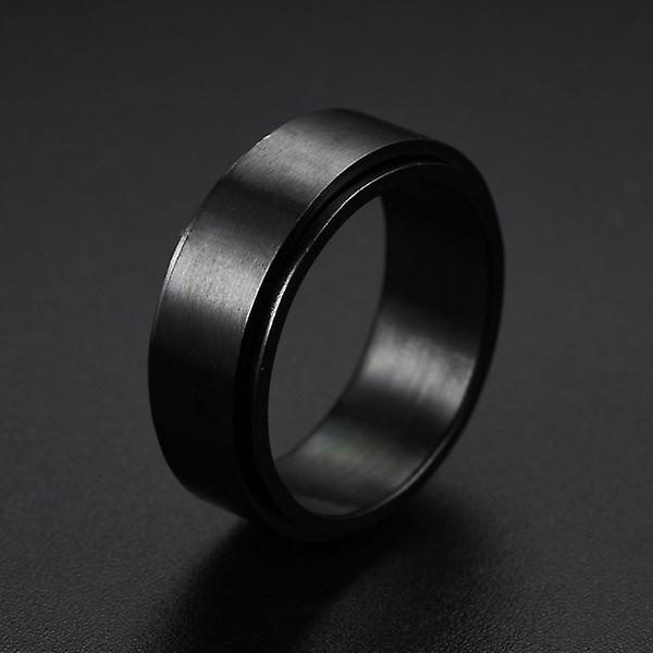 Glatte ringe i rustfrit stål, 6-pak, flerfarvet, 23 mm, flerfarvet, 23 mm