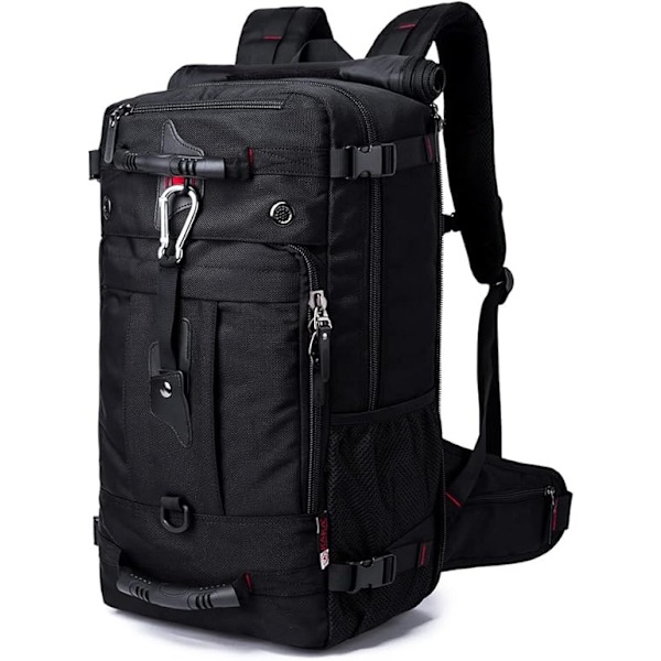 40L Vandringsryggsäck för Utomhussporter Resor Fitness Trekking, 3 i 1 som Dagsryggsäck, Crossbody Axelväska Handväska, Stor Vattentät Flerficksmodell
