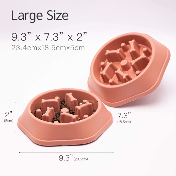 Dog Slow Feeder Bowls(Pink)