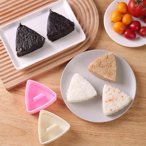Onigiri Form Triangel, 2-pack Stor Risbollsform Sushi-tillverkare