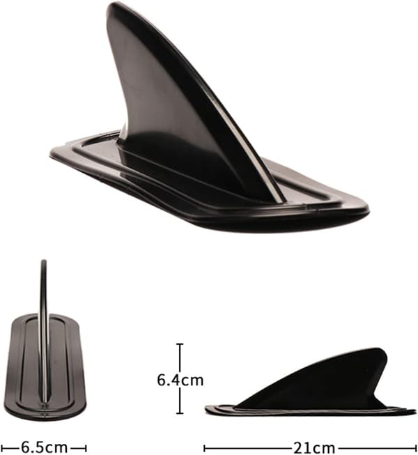 2 stk. Små Surfebrettfinner 21x6.5x6.4 Cm/8.27x2.56x2.52 Tommer