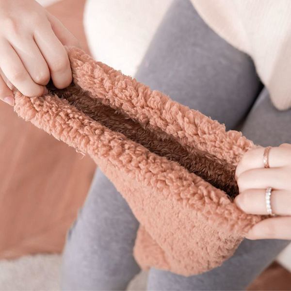 Teddy Legs Strumpor, Mysiga Strumpor, Över Knä Hög Fuzzy Plush Toffelstrumpor, Varma Över Knä Skor, Fuzzy Ben, Långa Fuzzy Strumpor grey
