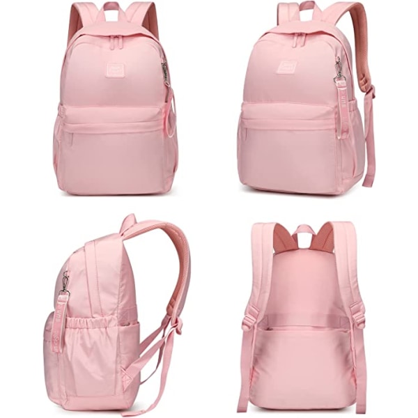 Skole tasker Casual Daypack Stor Kapacitet Unisex (Pink)