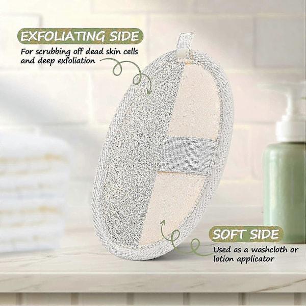 2-pack Loofah Svampdynor