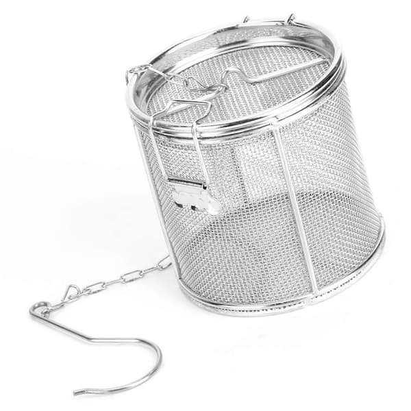 Tesi i rustfrit stål 10 x 10 cm til adskillelse af suppekrydderier og krydderifiltrering