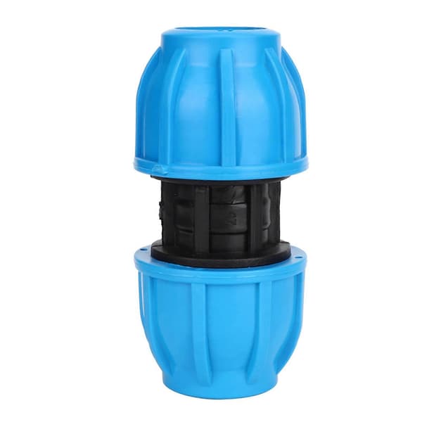 PE Plast Rak Vattenrörskoppling 25mm till 25mm 4-pack