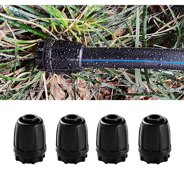 10 st droppbevattningskopplingar för rör, droppbevattningspluggadapter