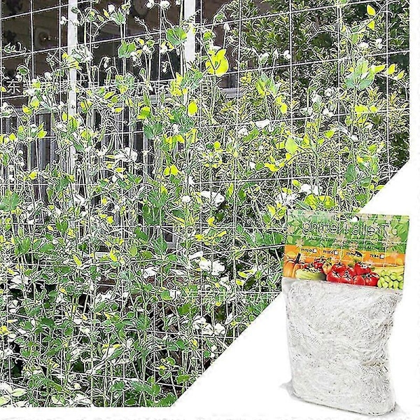 Haveplante Klatrenet Hegn Espalier Net Støtte Klatreplante Værktøj 10m