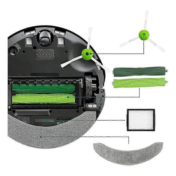 Yhteensopivat varaosat iRobot Roomba Combo j7+/Plus -robotille