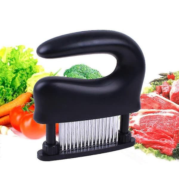 Kjøkkenredskap med nål tenderizer i rustfritt stål, avtakbart og vaskbart