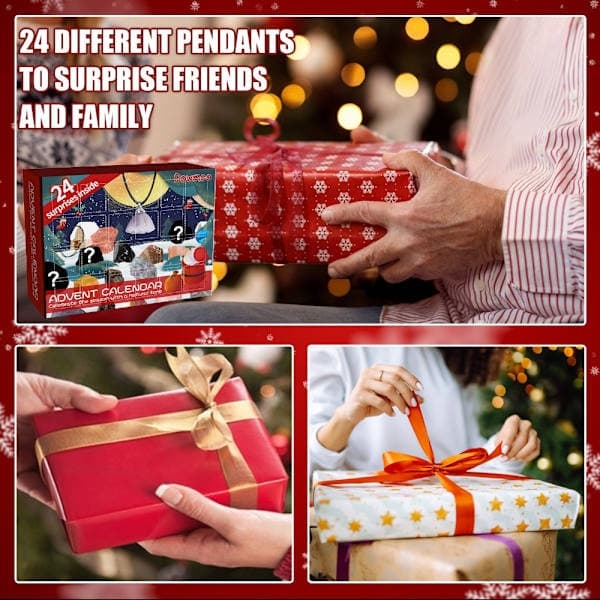Het 2025 Julkalender Mineral Blind Box Kristallkalender 14