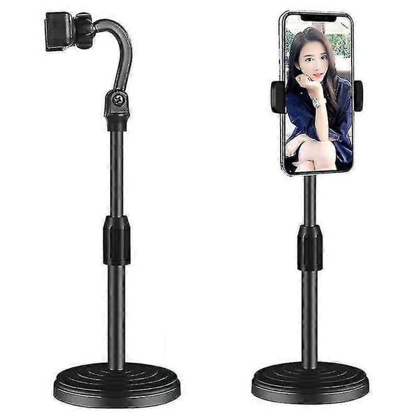 Justerbart Stativ Skrivebordsstativ Skrivebordsholder Selfie Stick Feste For Mobiltelefon