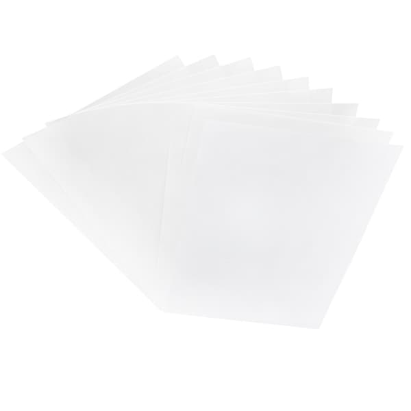 Krympplastark Kit 10st Vit, DIY Krympbar Film för Barn, Målningsbart Papper