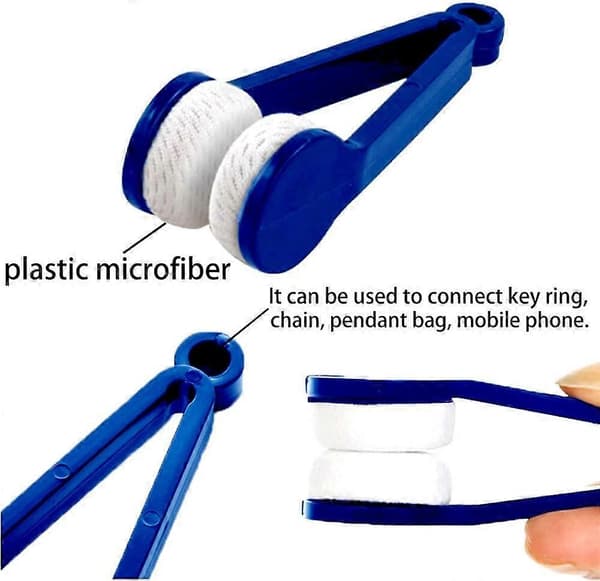 10 stk. Mini Solbriller Renseklips, Briller Mikrofiber