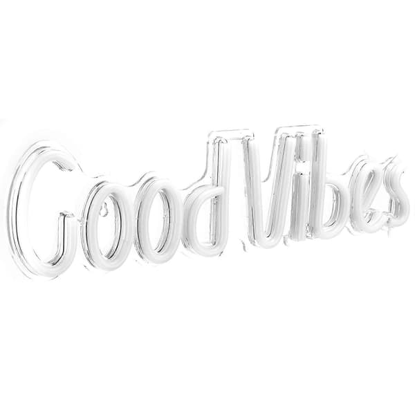 Good Vibes Neonskylt USB-driven för Sovrum Bar Pub Hotell Party Konstdekoration
