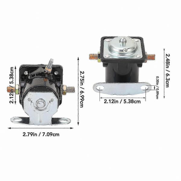 6V 3-polet solenoidekontaktrelæ til traktorer 1960-1961