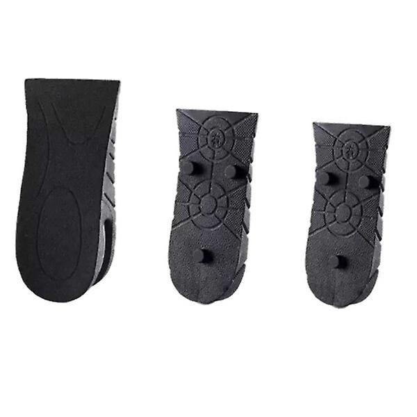 3-pack Get Longer Sole - Ökad längd upp till 6 cm Svart