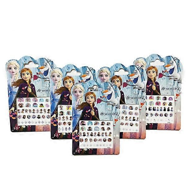 Frozen Elsa Anna DIY smink - Nagelstickers 100st multicolor