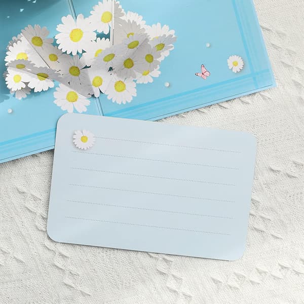 Paper Pop Up Cards Daisy 3D Popup Gratulationskort