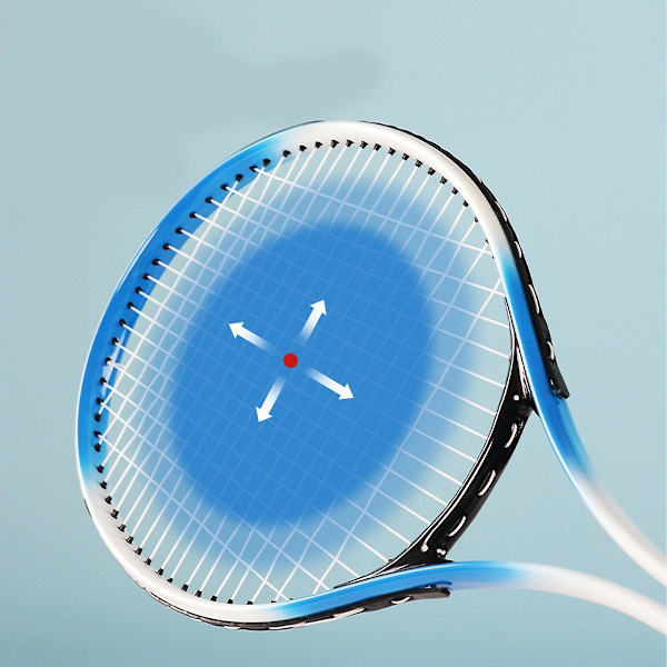 1 par Tennis ketsjer 27 tommer single tennis træner begyndere dobbelt kamp træningssæt udendørs tennis ketsjer (tilfældig farve)