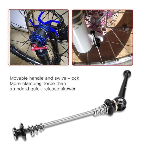 Mountainbike Hjulspyd 100mm Sort Titanium Legering Quick Release