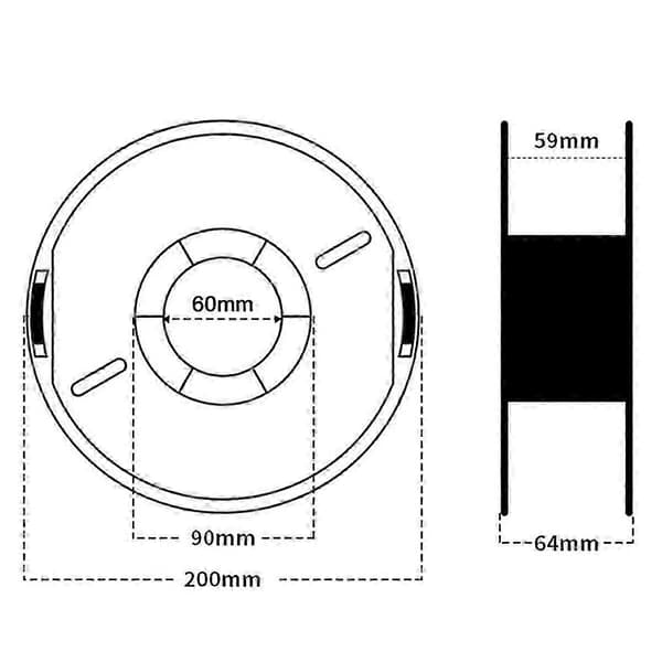 3D-printmaterialer PLA-materialer 1,75 mm/1 kg 3D-printerfilament 1 kg spole 3D-printertilbehør,