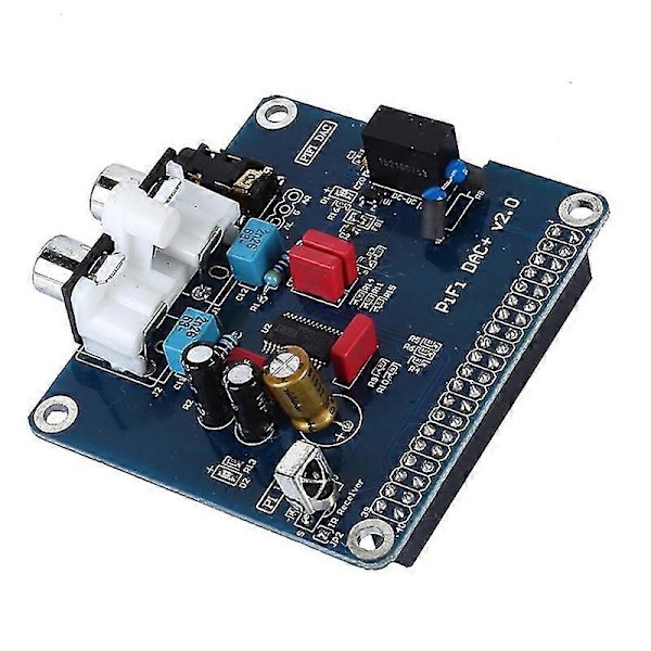 Pifi Digi Dac+Hifi Dac Ljudkortsmodul I2s Gränssnitt För Raspberry Pi 3