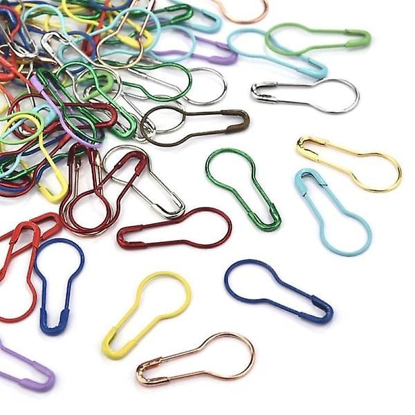 Högkvalitativa Metall Stickmarkörer - Pack med 100 Flerfärgade