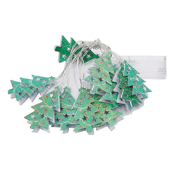 Jule LED Lys Kæde Julemand Elg Snemand Julepynt Lys Kæde Julegave Christmas tree 3M 20LEDS